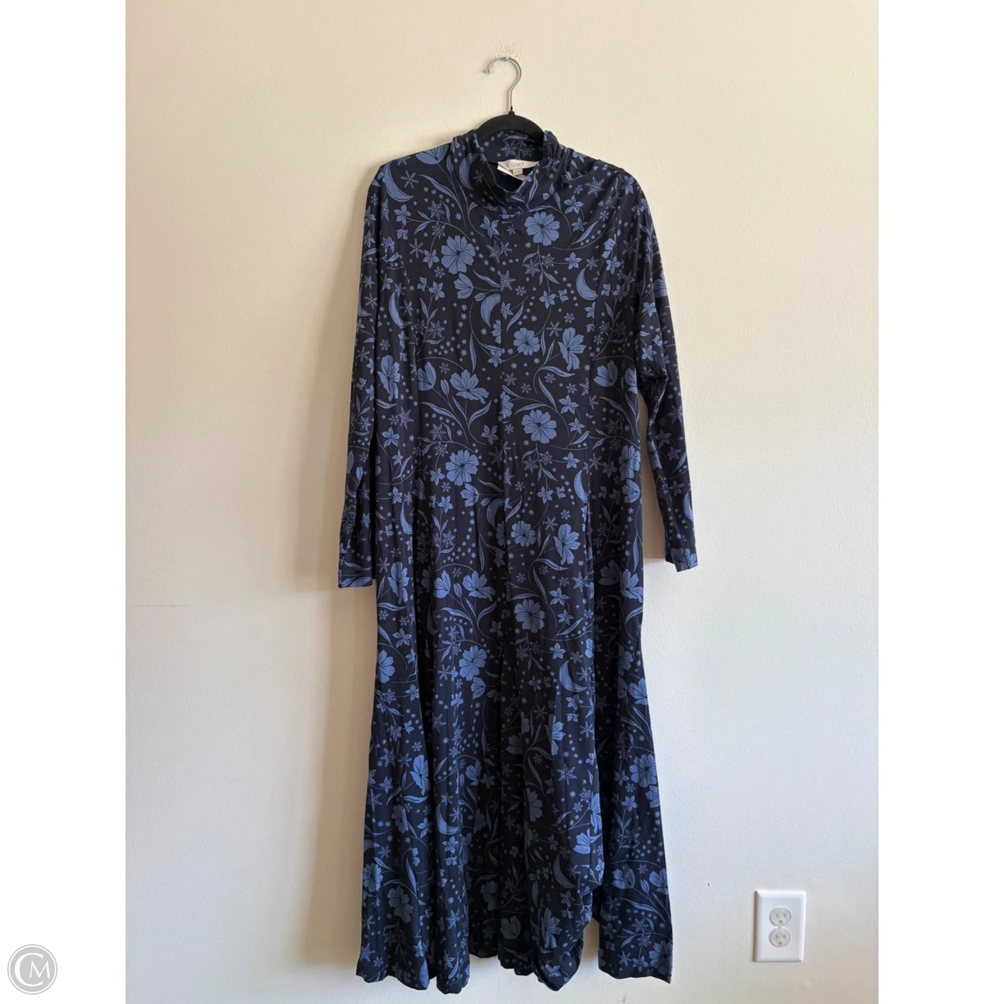Dress Casual Maxi By Loft In Blue, Size: Xl
