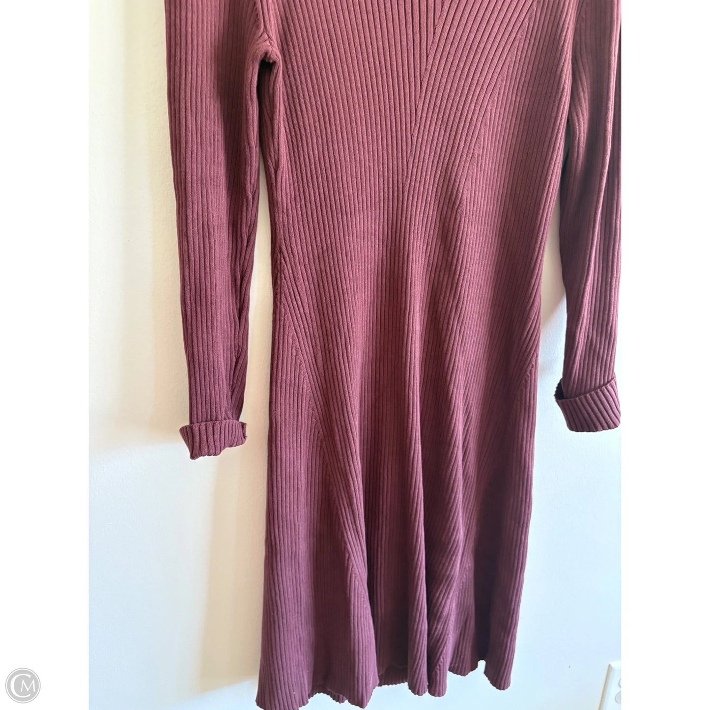 Dress Casual Maxi By Calvin Klein In Brown, Size: Xl