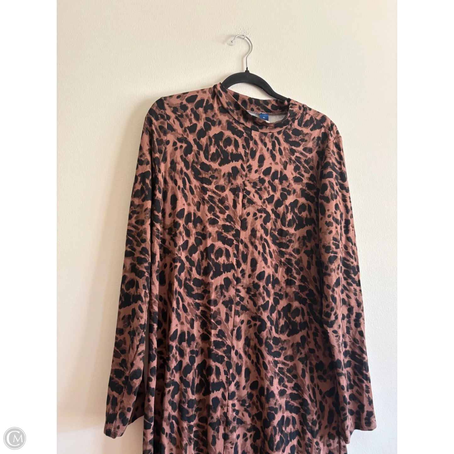 Dress Casual Maxi By Old Navy In Animal Print, Size: Xl