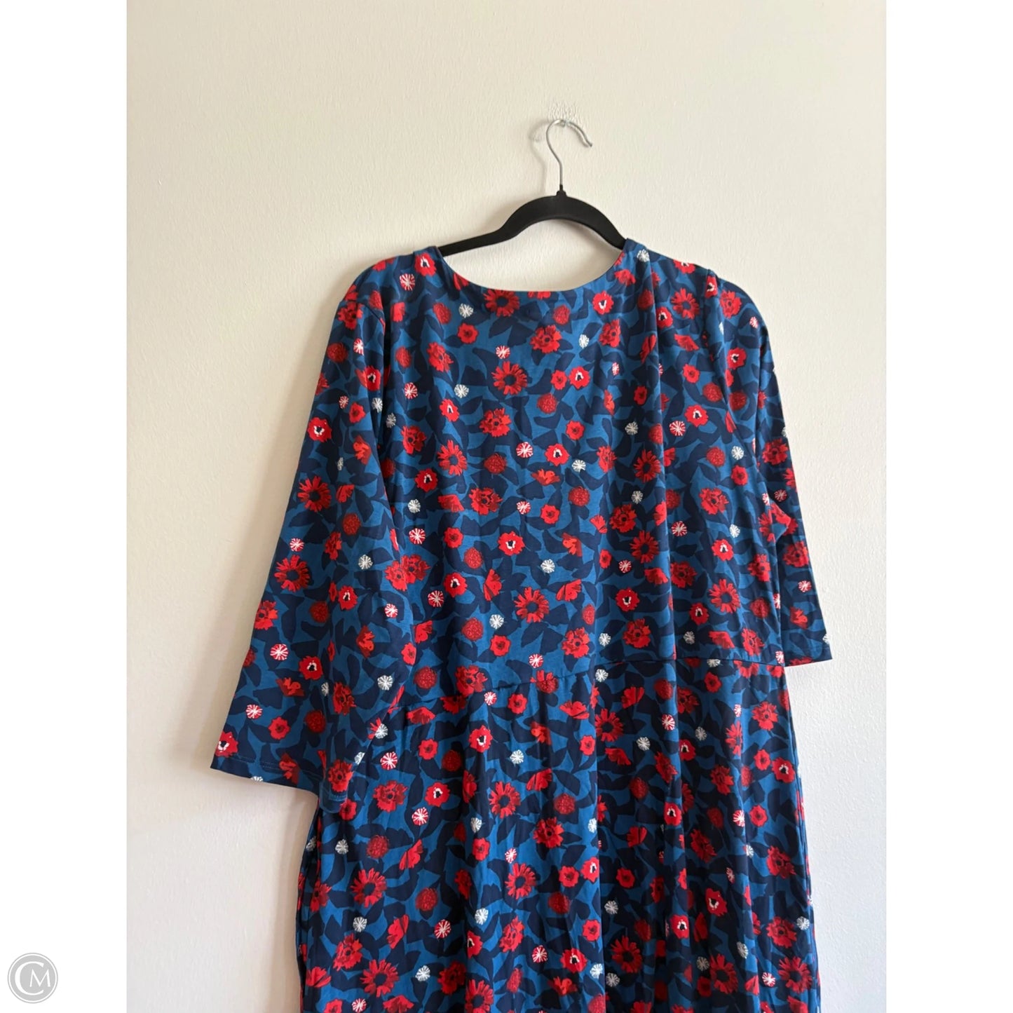 Dress Casual Maxi By Sea Salt In Floral Print, Size: 16