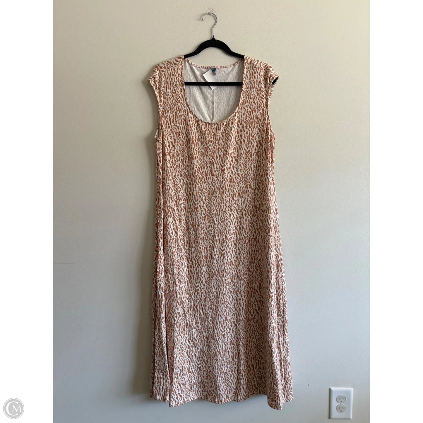Dress Casual Maxi By Old Navy In Animal Print, Size: Xl