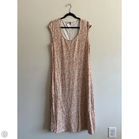 Dress Casual Maxi By Old Navy In Animal Print, Size: Xl