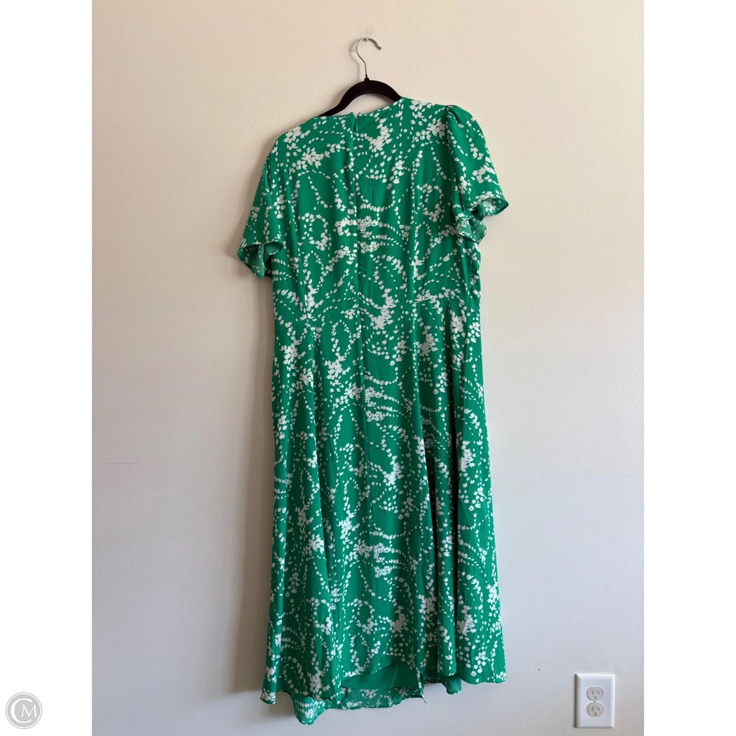 Dress Work By Talbots In Green, Size: 16