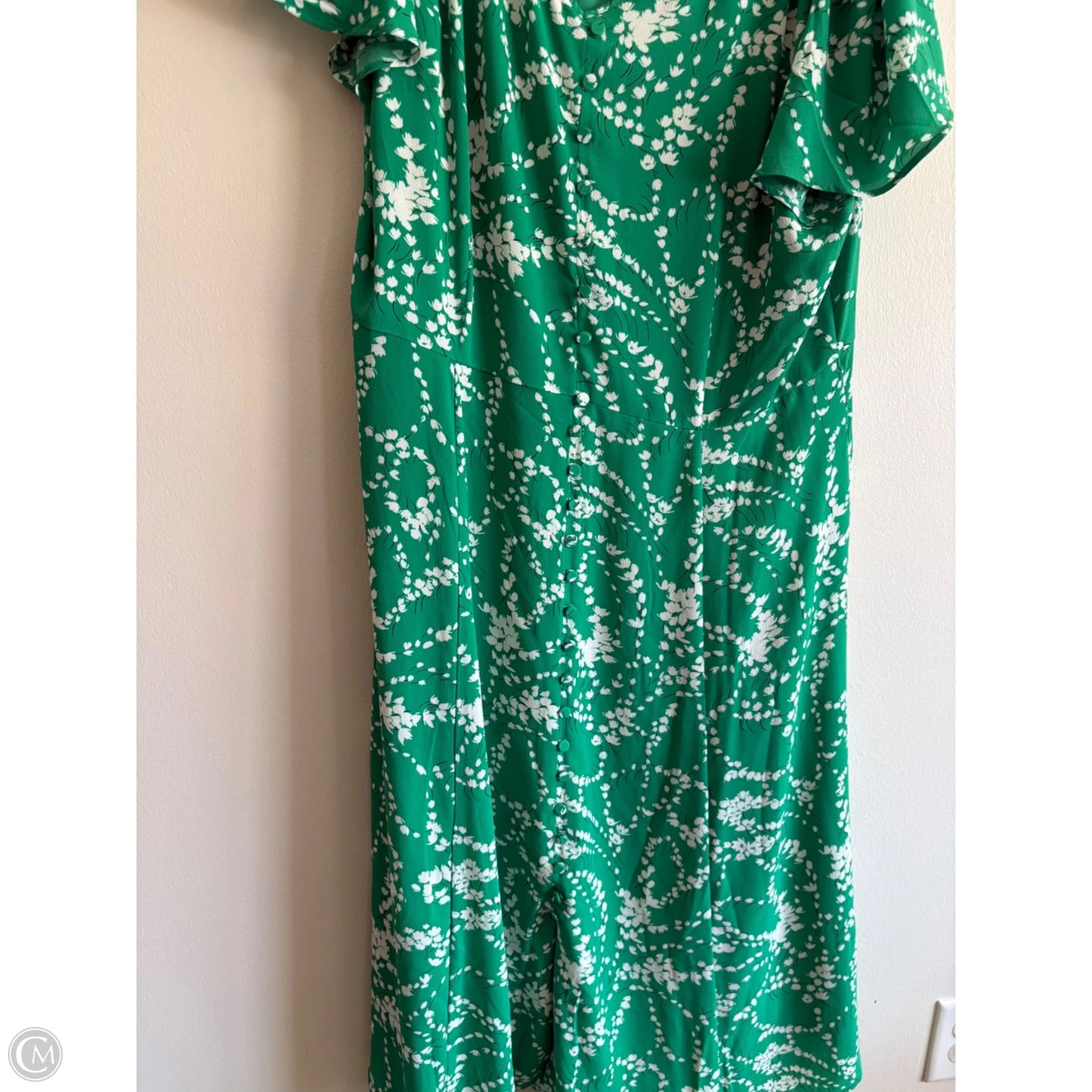 Dress Work By Talbots In Green, Size: 16