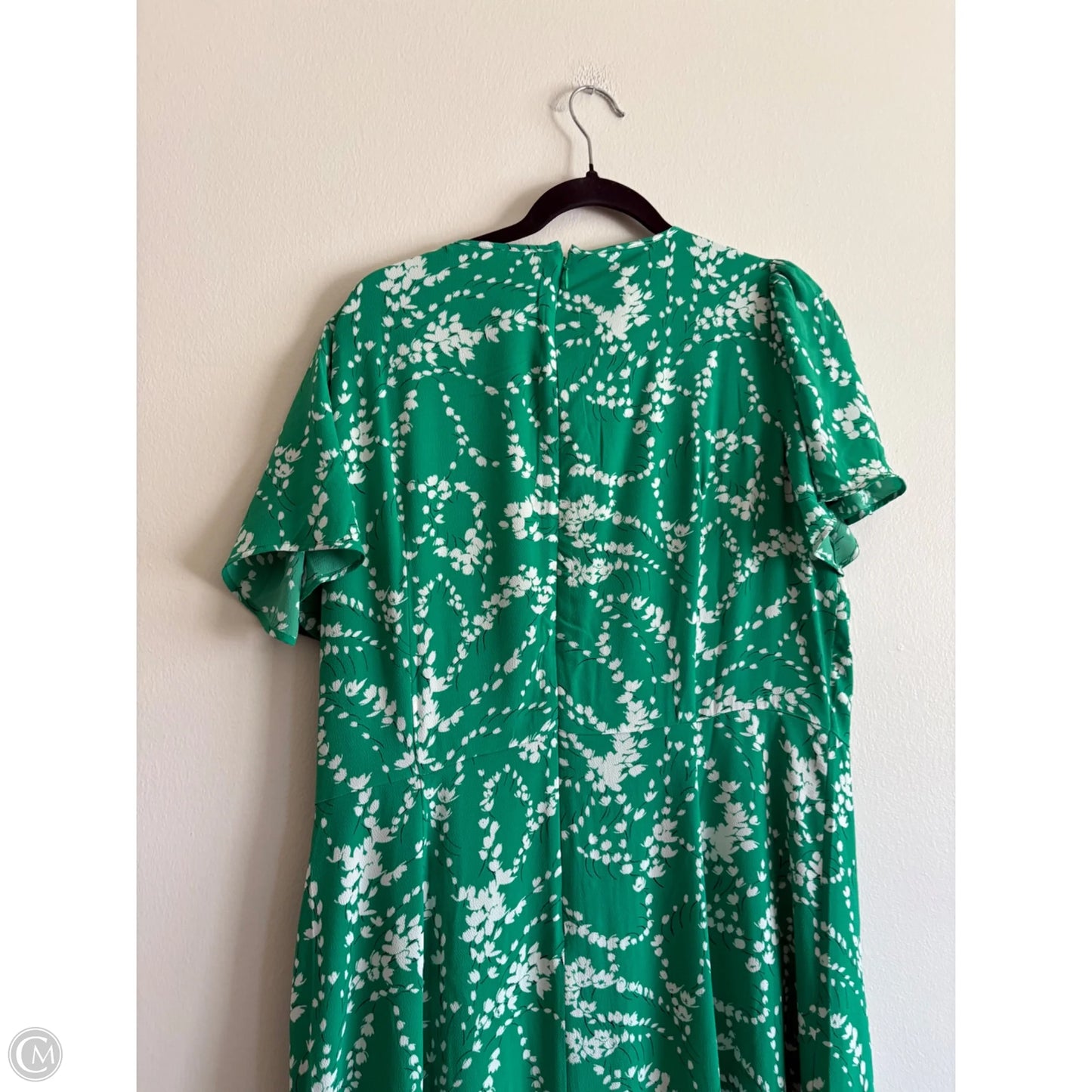 Dress Work By Talbots In Green, Size: 16