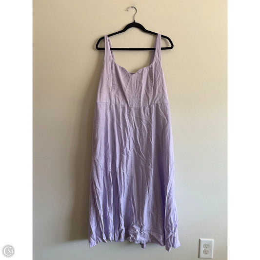 Dress Casual Maxi By Old Navy In Purple, Size: 2x