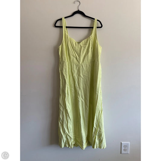 Dress Casual Maxi By Old Navy In Yellow, Size: 2x