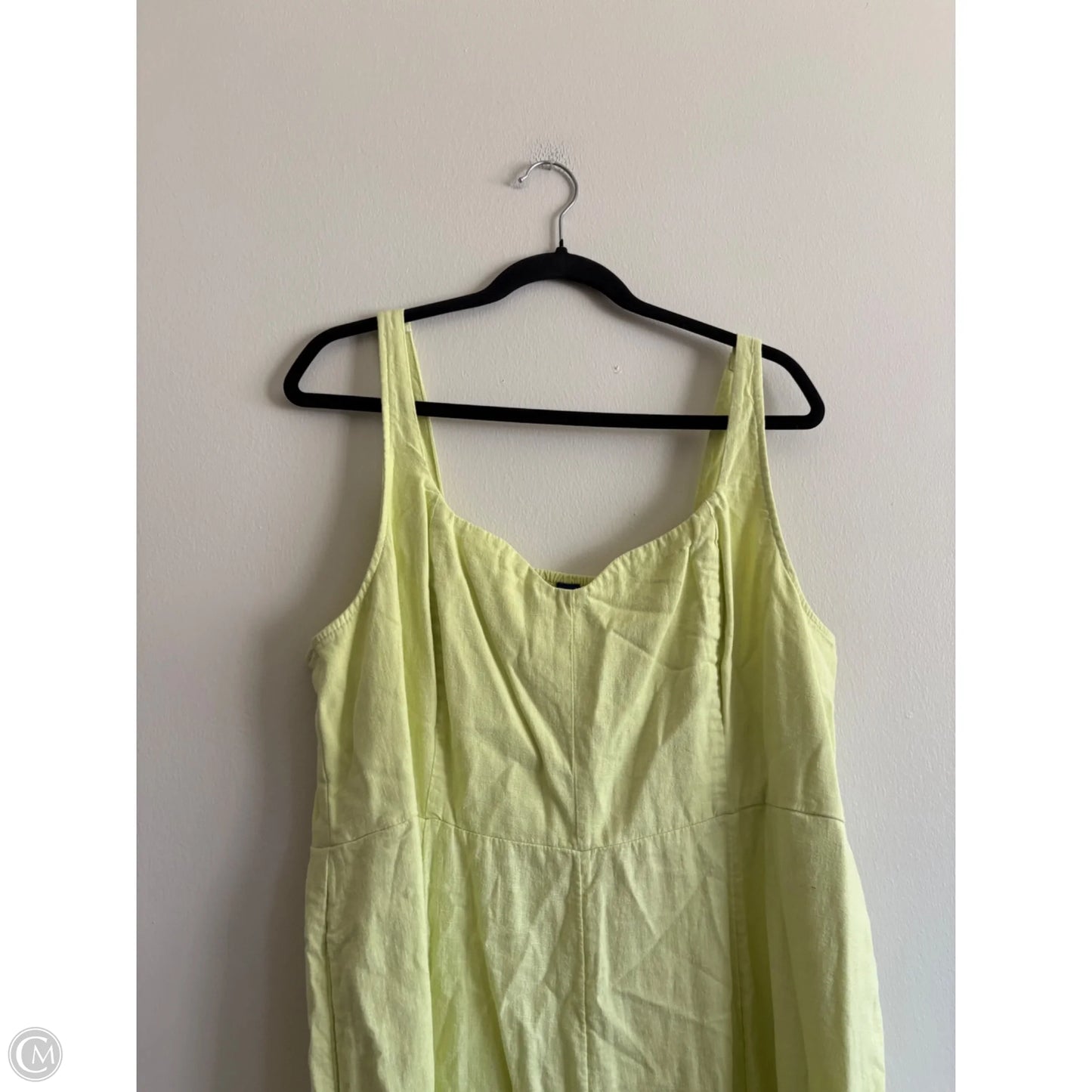 Dress Casual Maxi By Old Navy In Yellow, Size: 2x