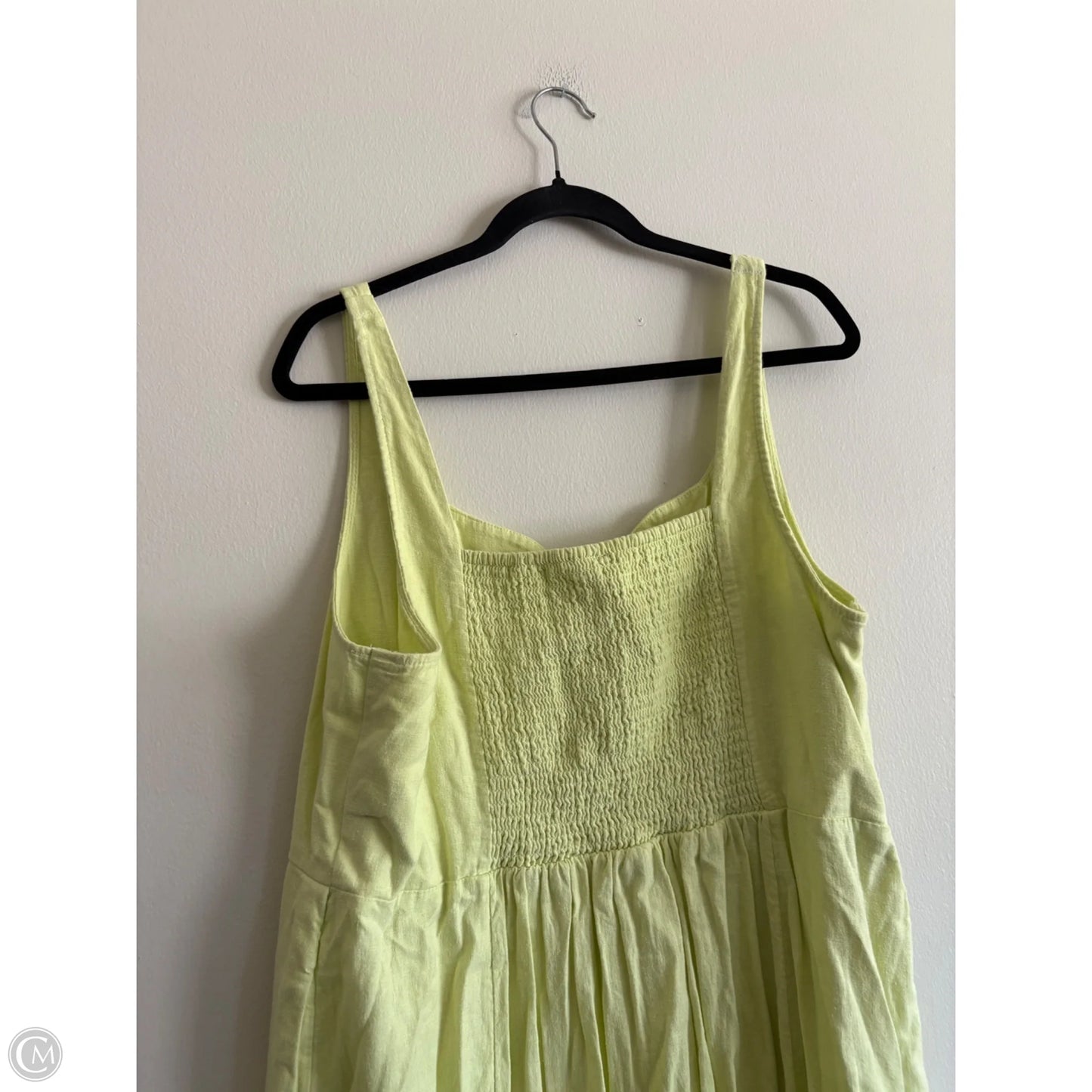 Dress Casual Maxi By Old Navy In Yellow, Size: 2x