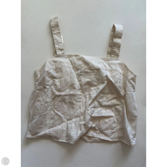 Tank Top By Anna In Cream, Size: M