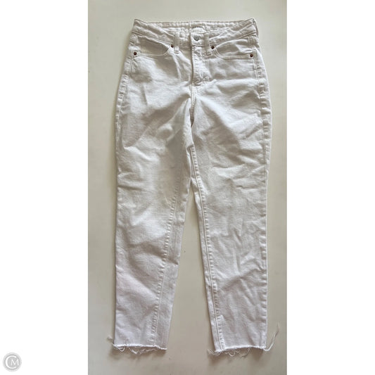 Jeans Straight By Old Navy In White, Size: 4