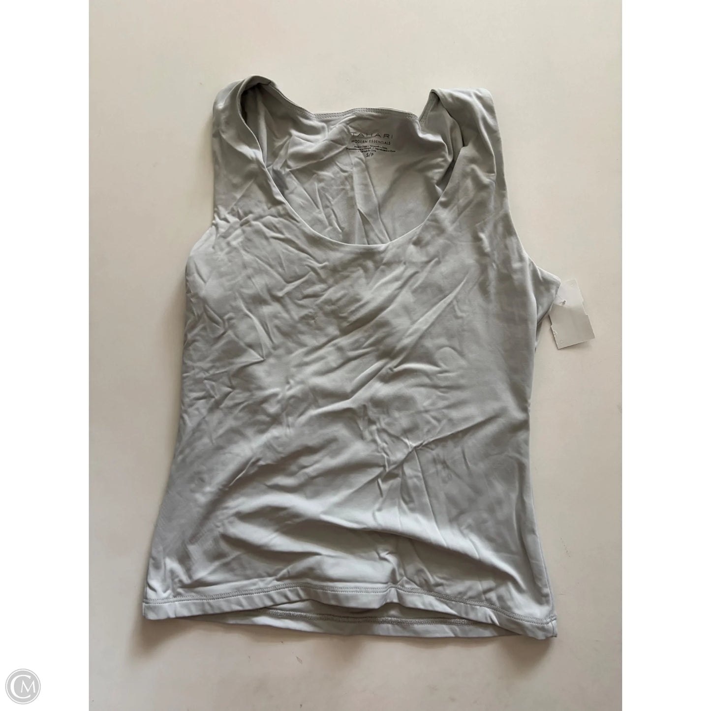 Tank Top By Tahari In Grey, Size: S