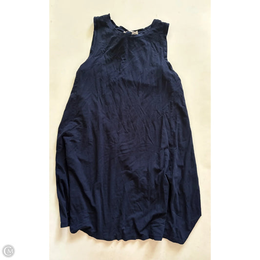 Dress Casual Midi By Loft In Navy, Size: S