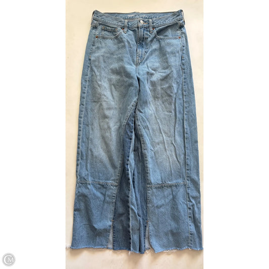 Jeans Wide Leg By Old Navy In Blue, Size: 8