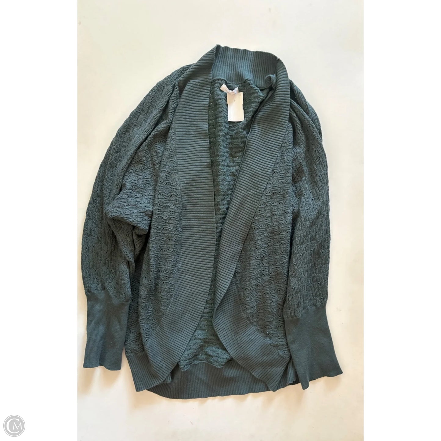 Sweater Cardigan By Lc Lauren Conrad In Green, Size: L