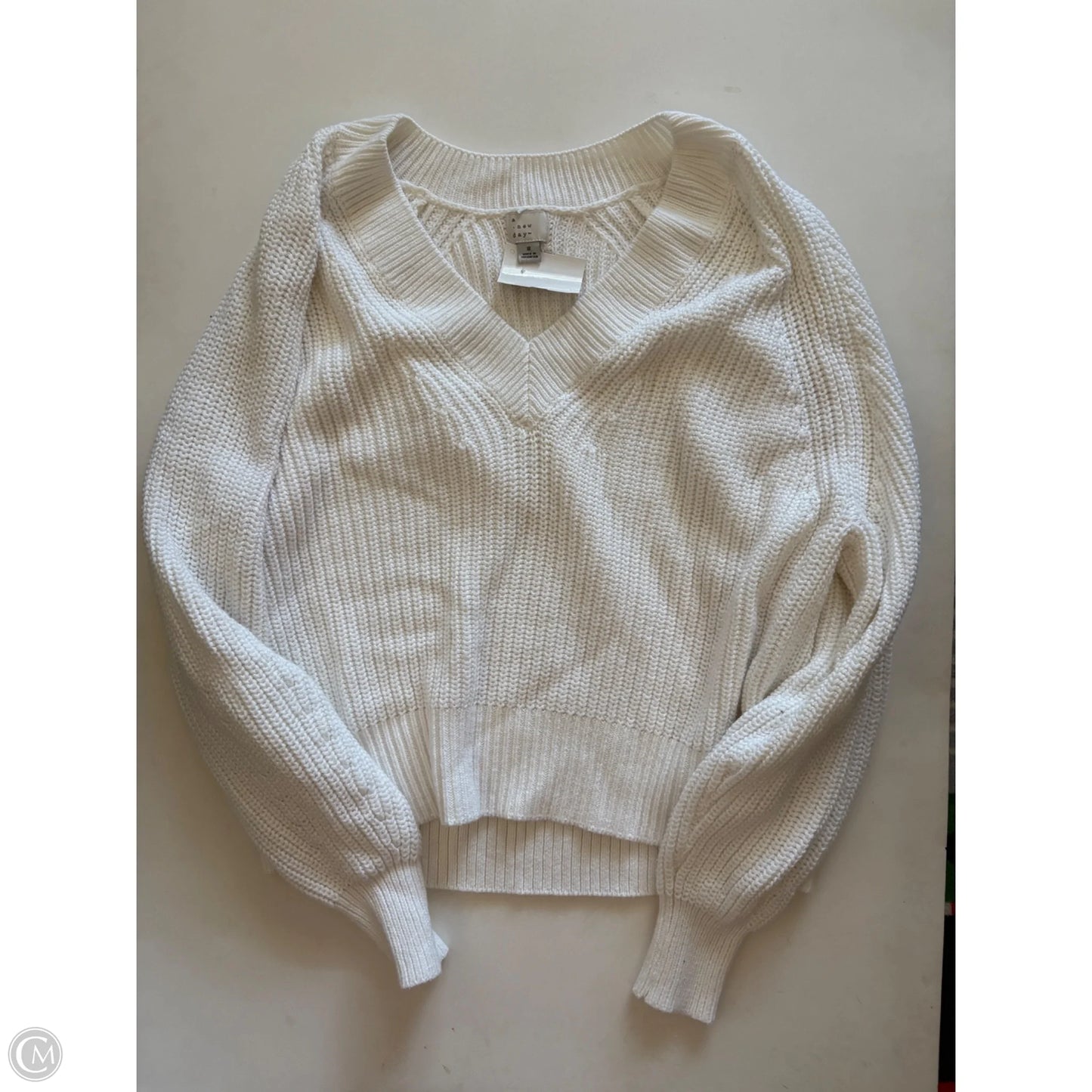 Sweater By A New Day In Cream, Size: S