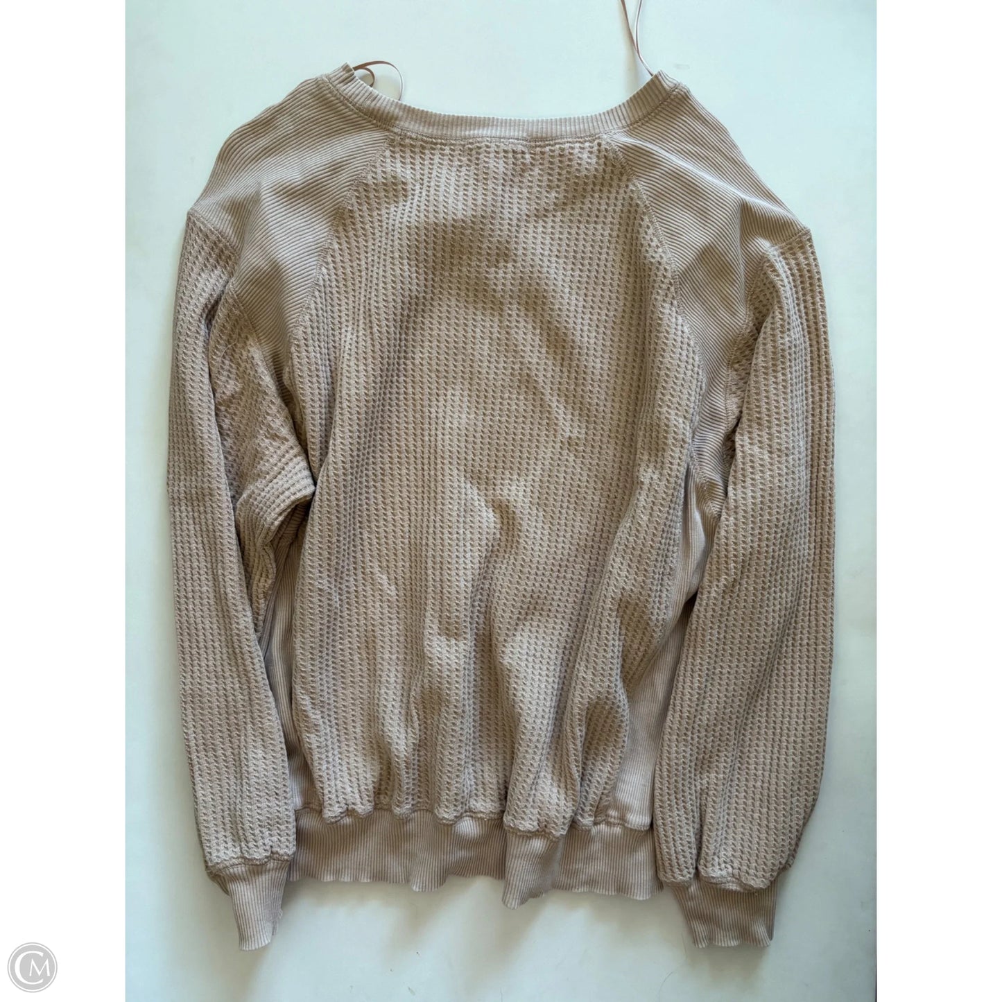 Sweatshirt Crewneck By Farmers In Tan, Size: M