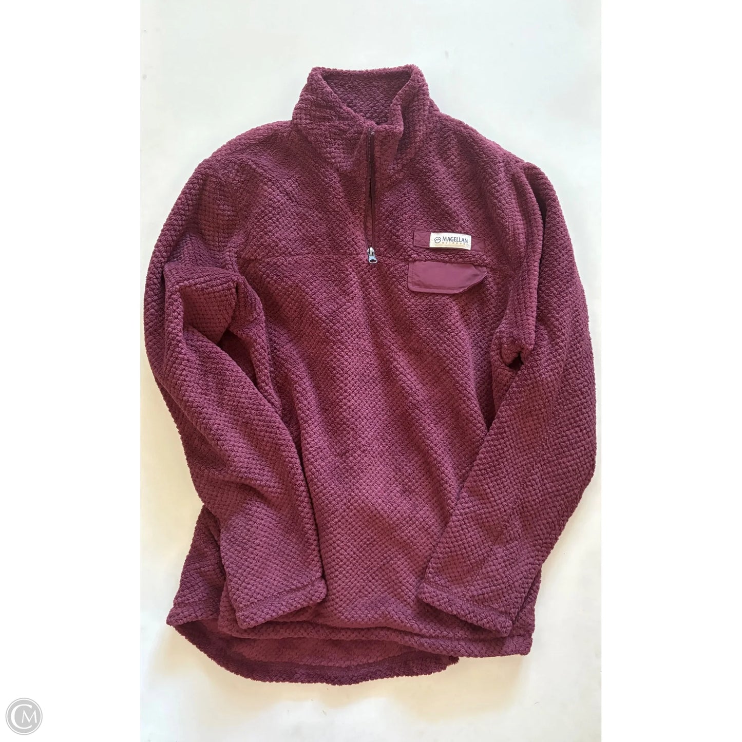 Jacket Fleece By Magellan In Maroon, Size: L