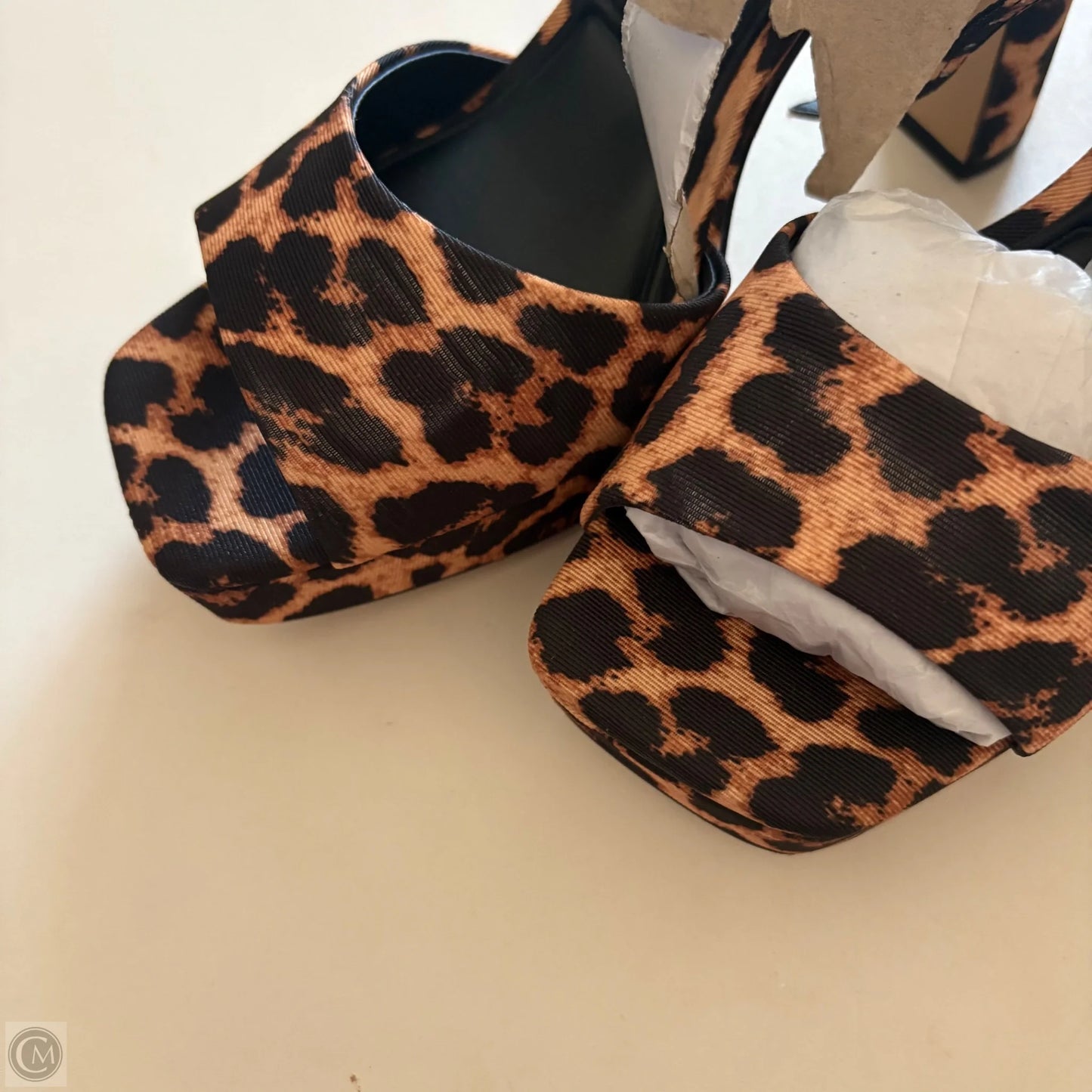 Shoes Heels Platform By Aldo In Animal Print, Size: 8