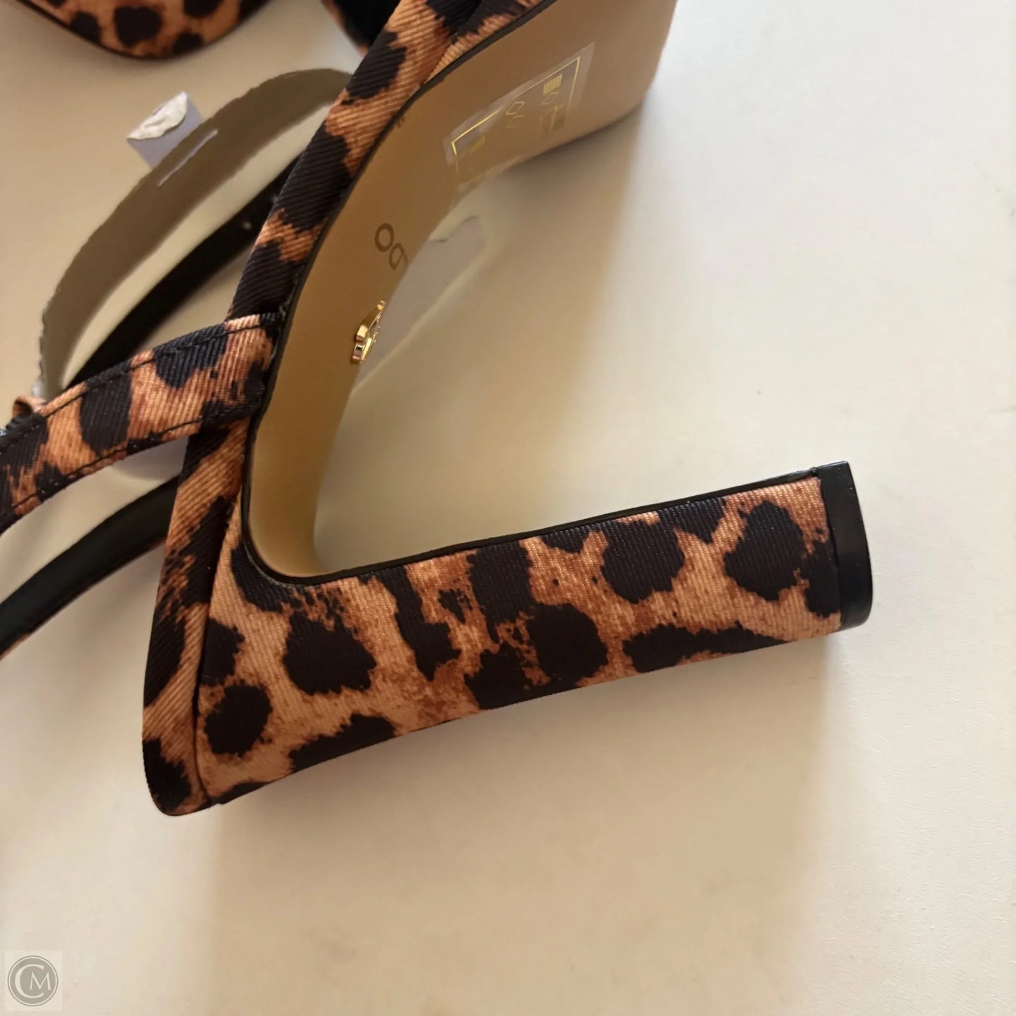 Shoes Heels Platform By Aldo In Animal Print, Size: 8