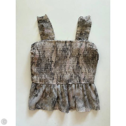 Tank Top By Japna In Animal Print, Size: S