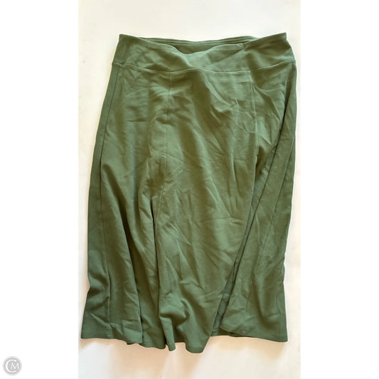 Skirt Mini & Short By Appleseeds In Green, Size: Xl