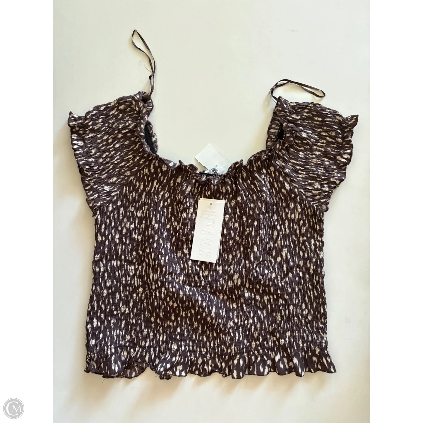 Pants Set 2pc By Cmc In Brown, Size: 2x