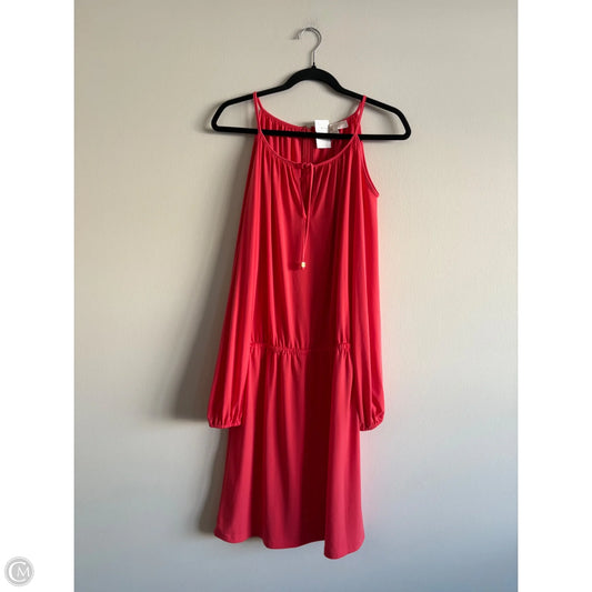 Dress Designer By Michael Kors In Orange, Size: M