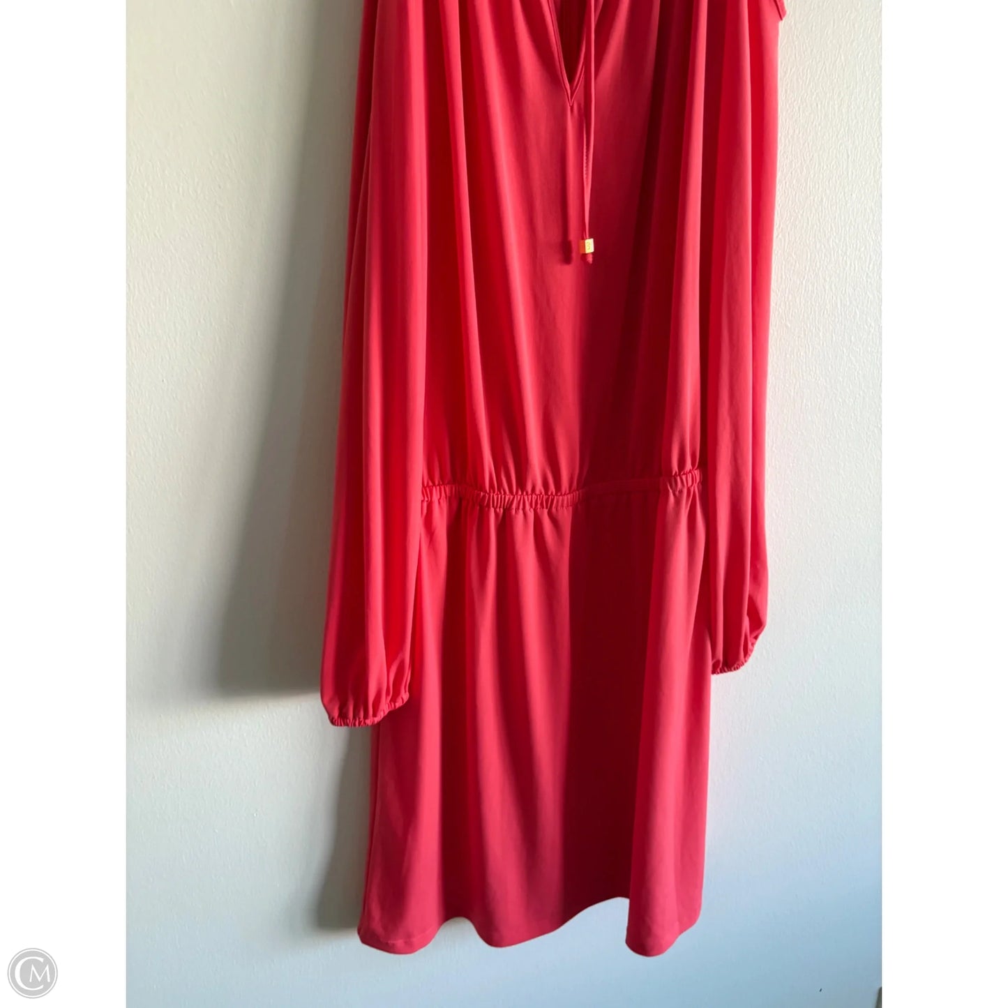 Dress Designer By Michael Kors In Orange, Size: M