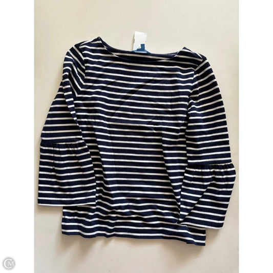 Top Long Sleeve By Draper James In Striped Pattern, Size: Xs