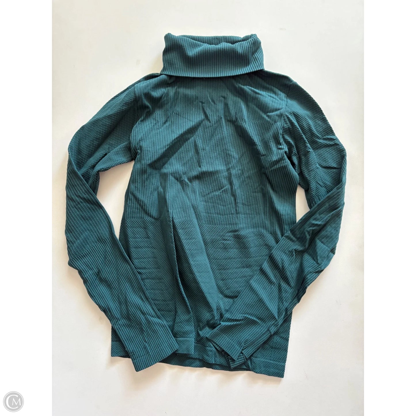 Top Long Sleeve By Athleta In Green, Size: Xs
