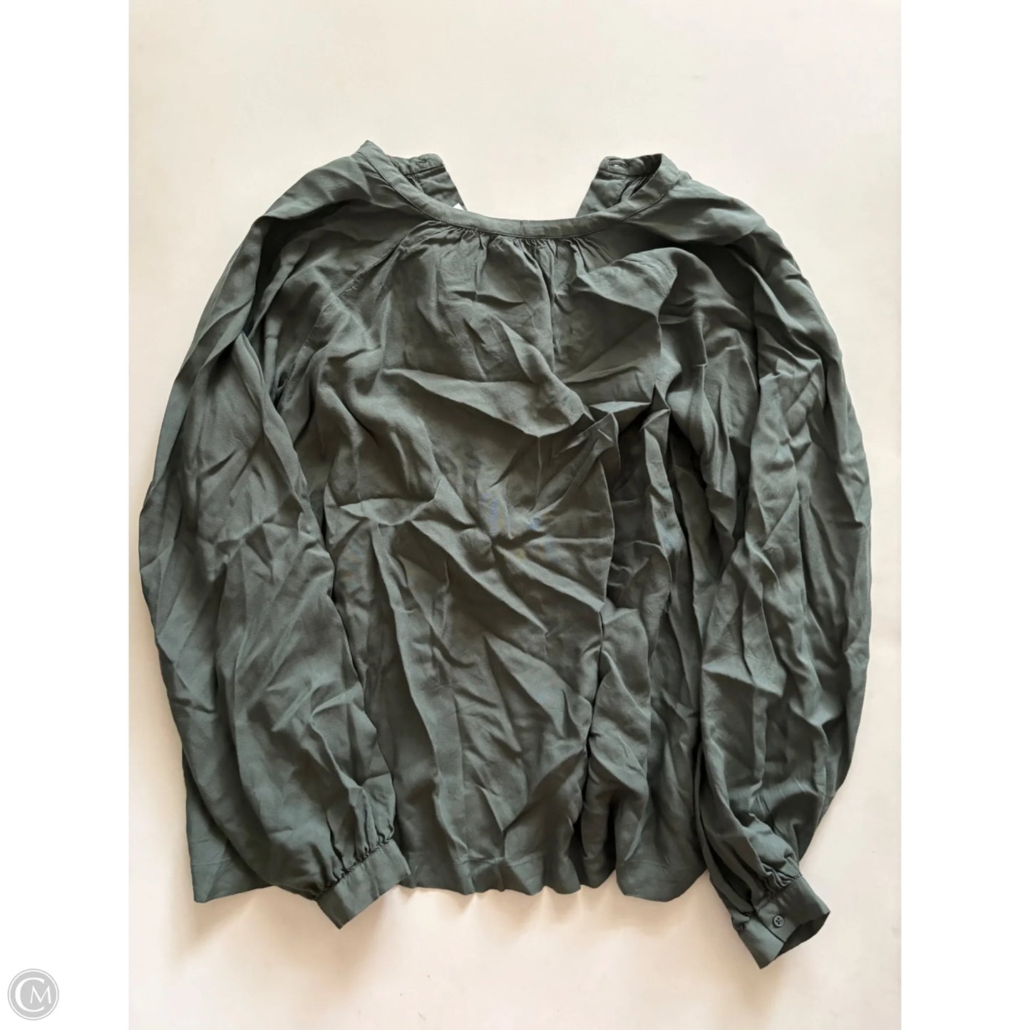 Top Long Sleeve By Able In Green, Size: S