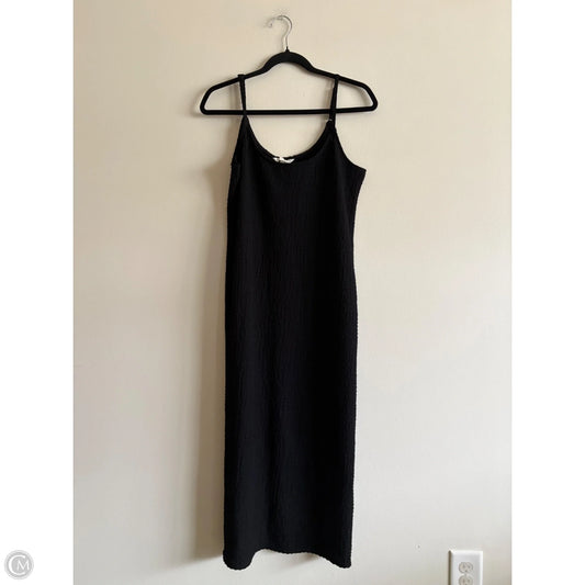 Dress Casual Maxi By H&m In Black, Size: L