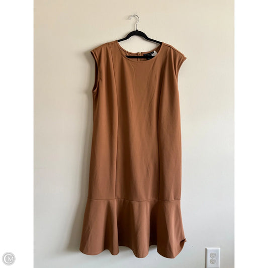 Dress Party Long By Ashley Stewart In Brown, Size: 22