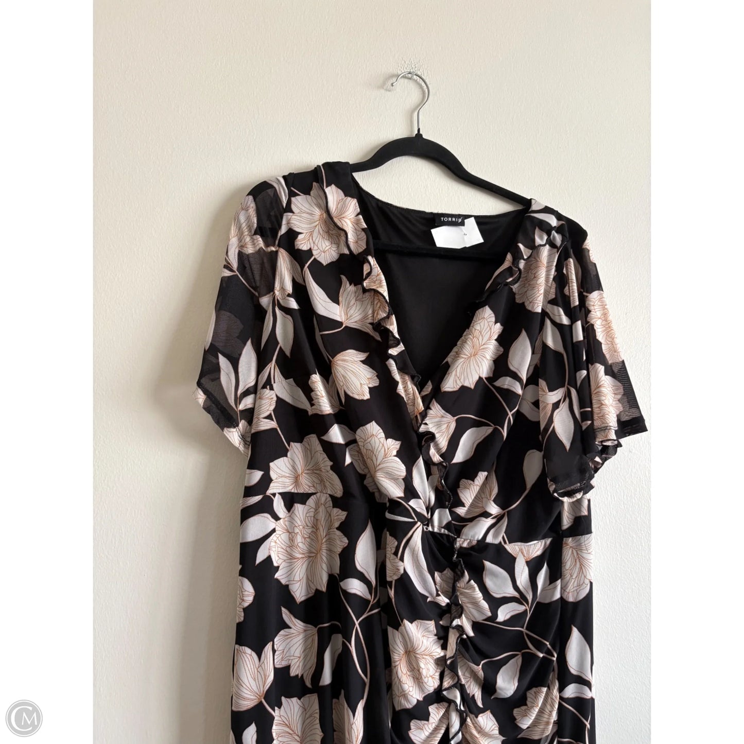 Dress Casual Midi By Torrid In Floral Print, Size: 3x