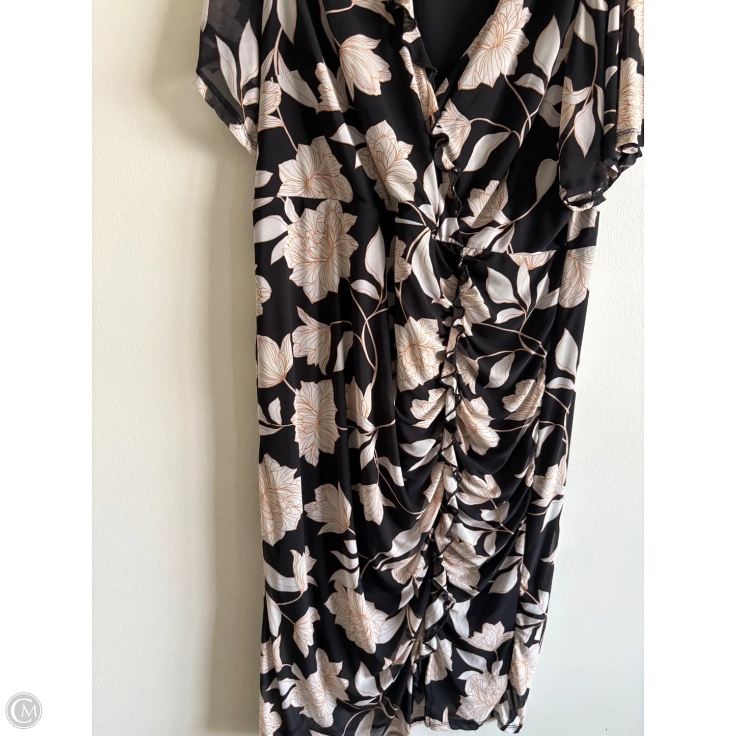 Dress Casual Midi By Torrid In Floral Print, Size: 3x
