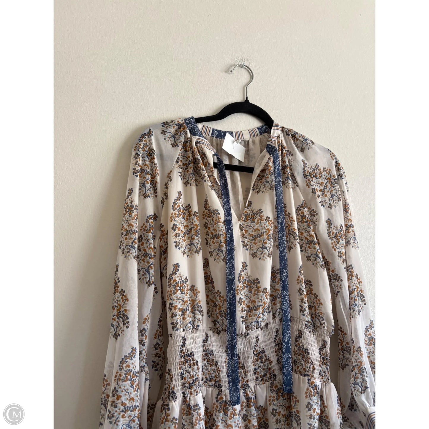 Dress Casual Midi By Lucky Brand In Floral Print, Size: S