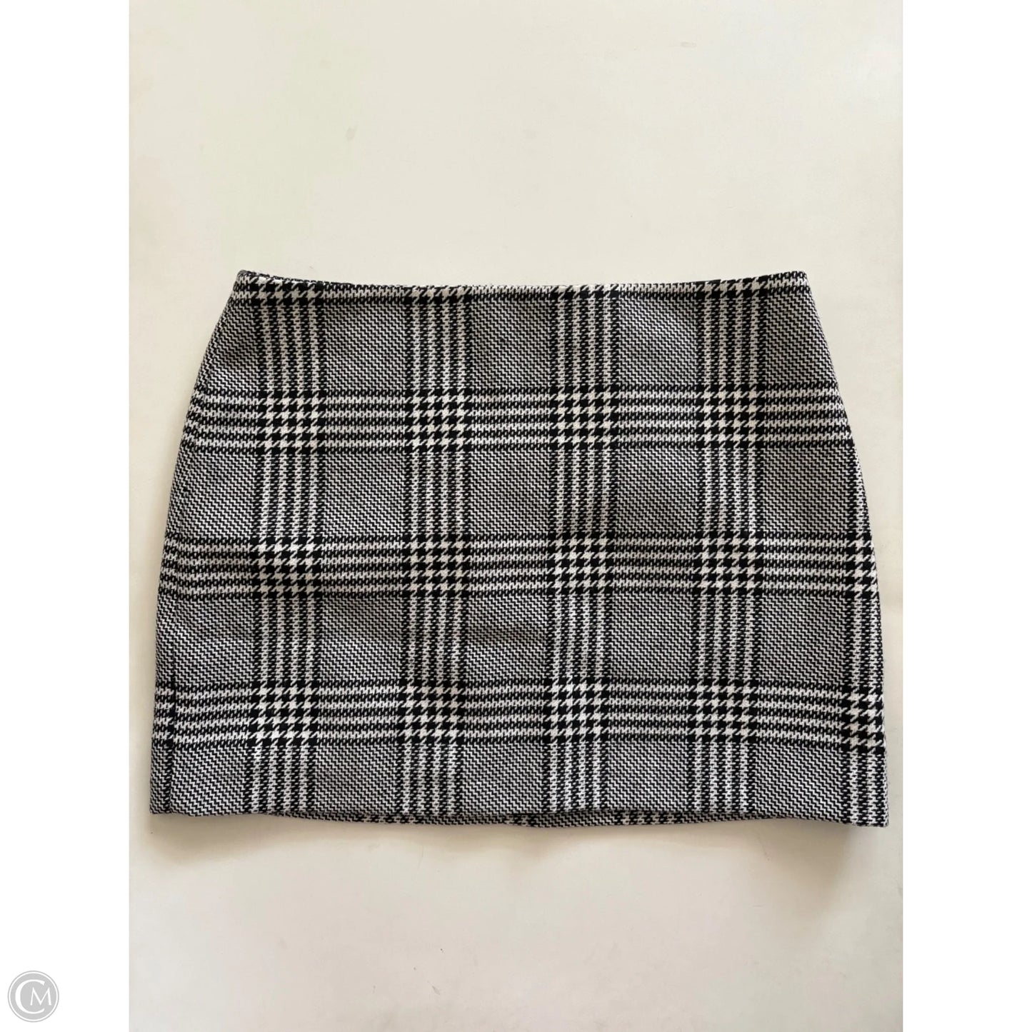 Skirt Mini & Short By H&m In Plaid Pattern, Size: 14