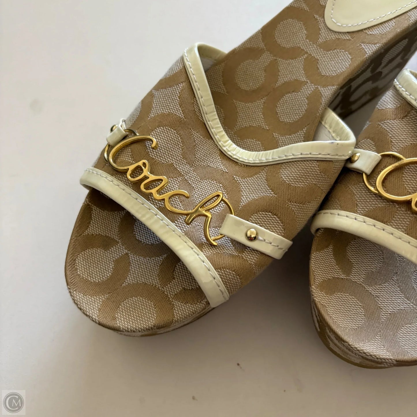 Shoes Designer By Coach In Tan, Size: 10