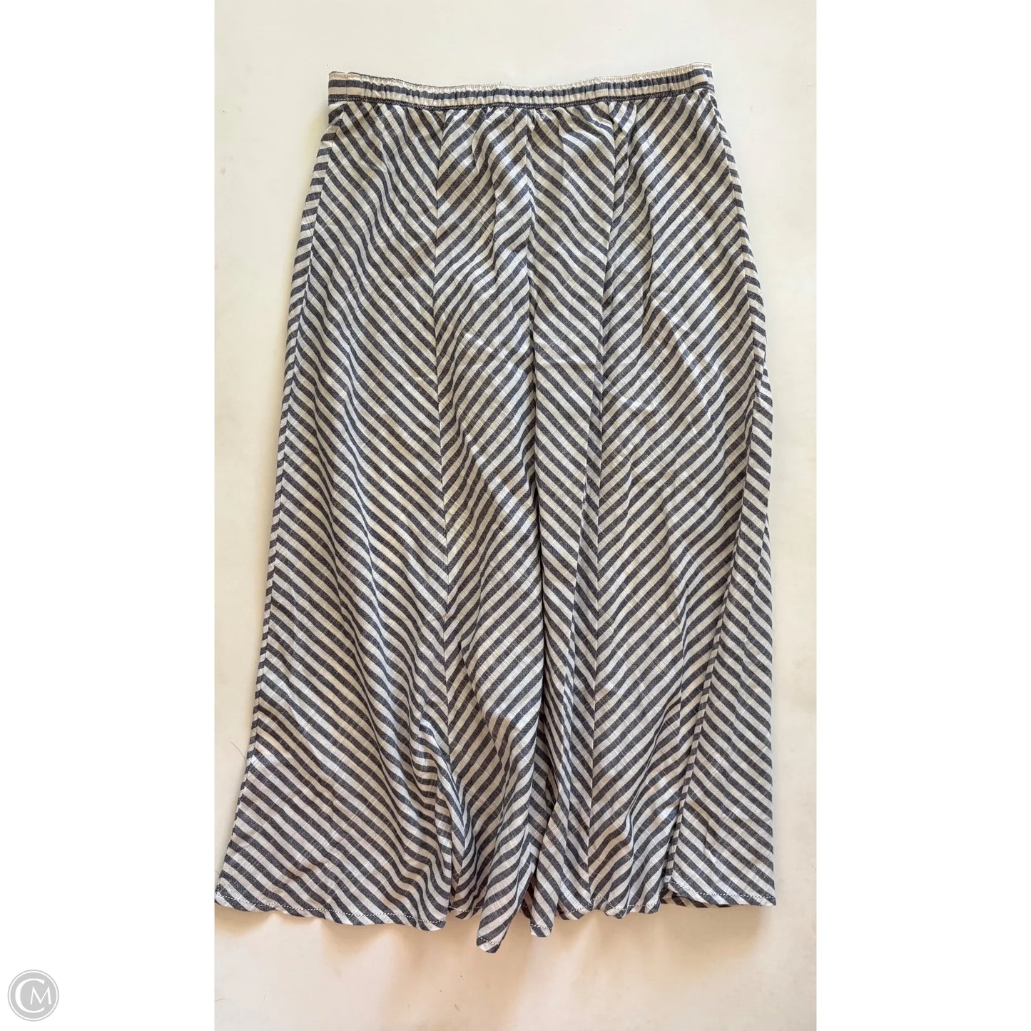 Skirt Maxi By Max Studio In Striped Pattern, Size: L
