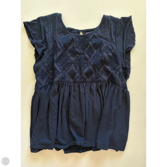 Top Short Sleeve By Wonderly In Navy, Size: Xl
