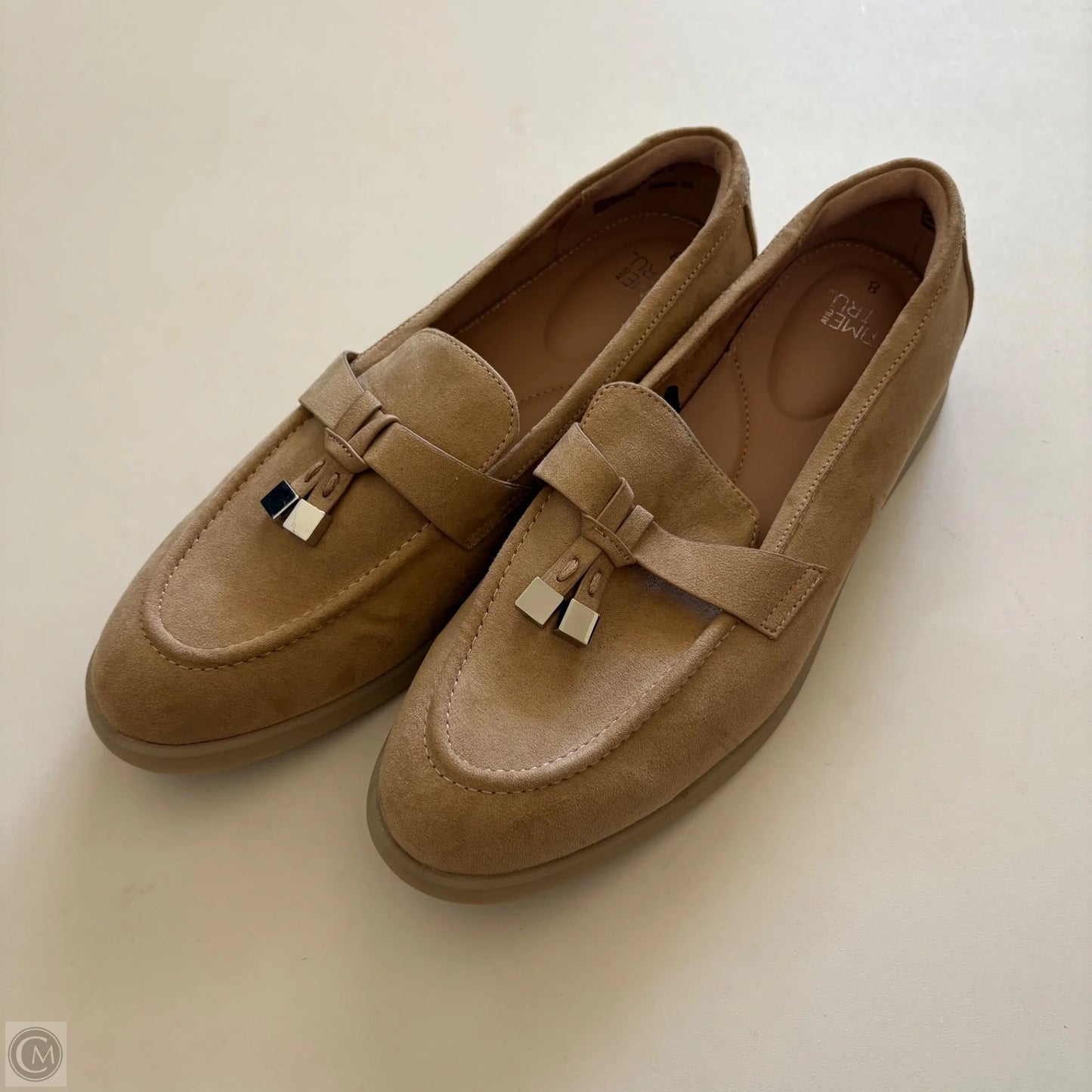 Shoes Flats By Time And Tru In Brown, Size: 8