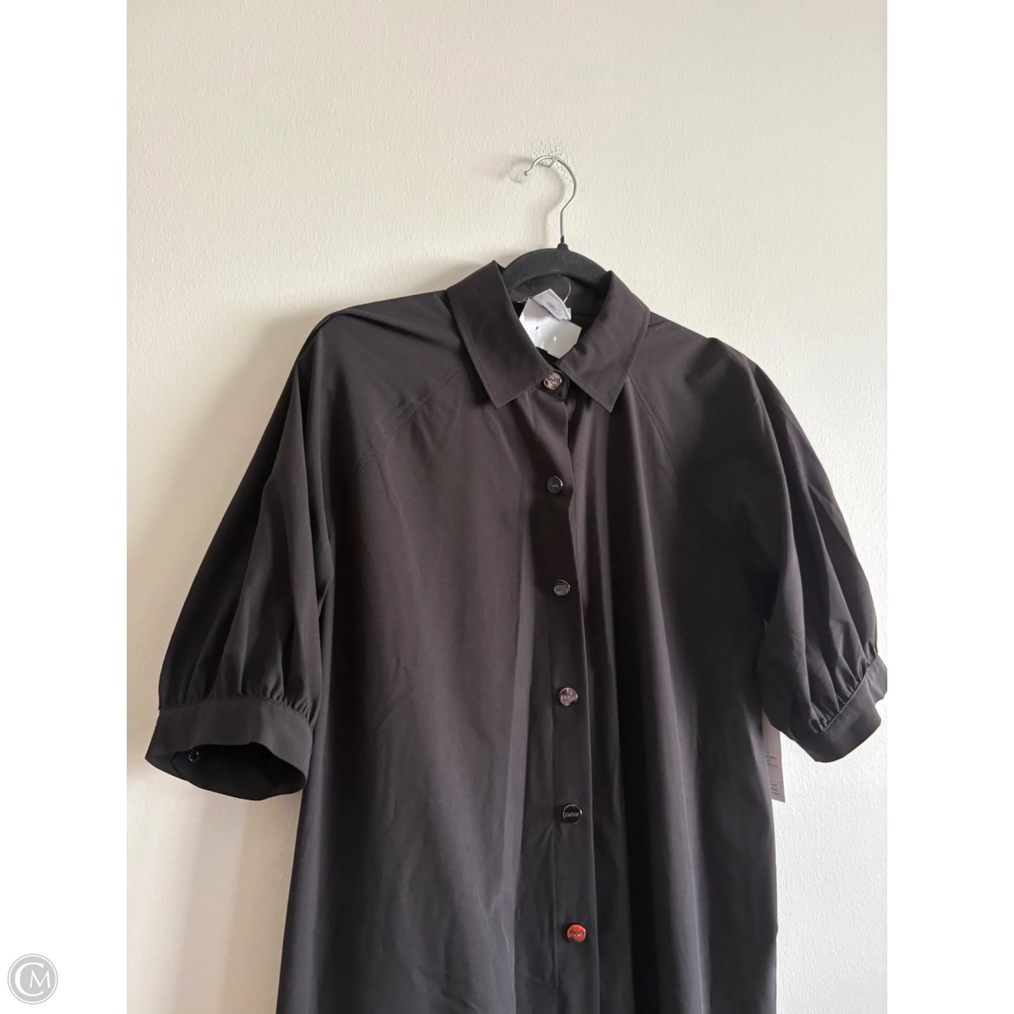 Dress Casual Midi By Dkny In Black, Size: 4