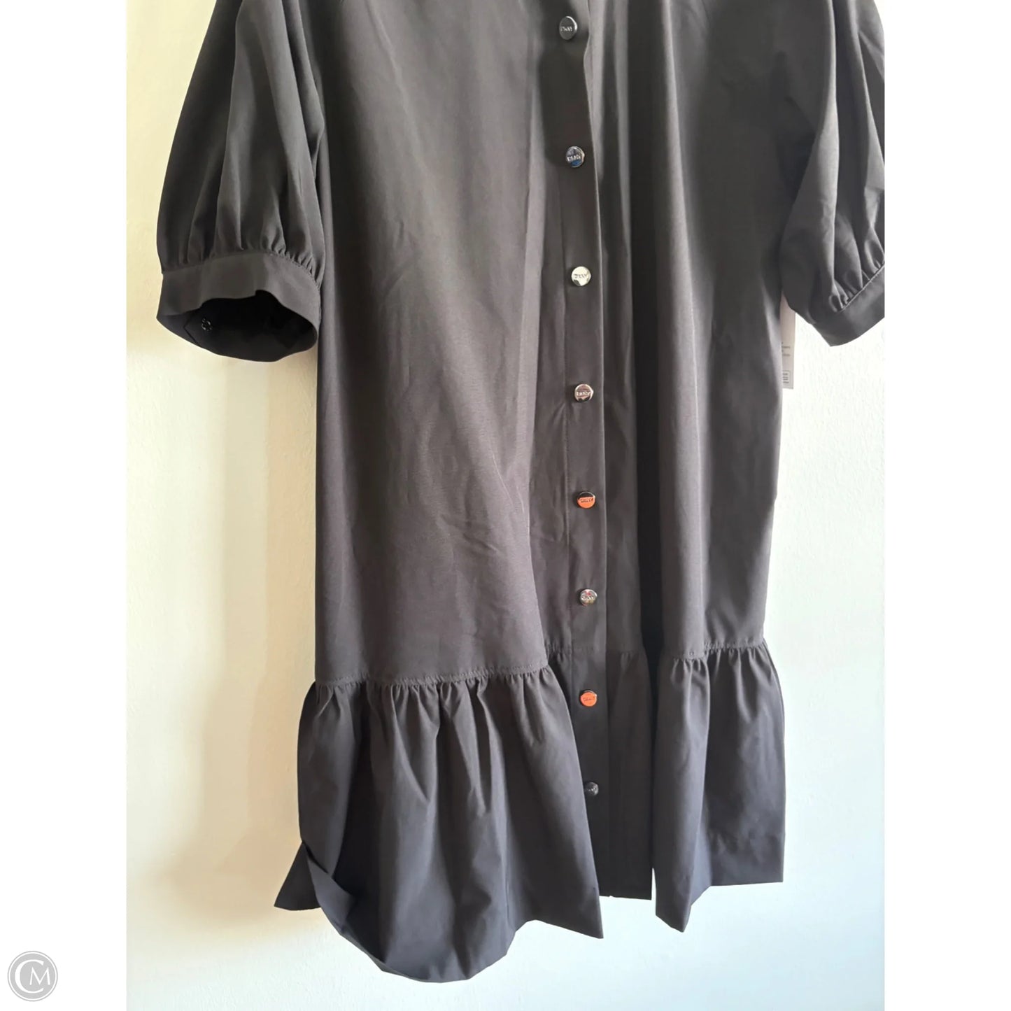 Dress Casual Midi By Dkny In Black, Size: 4