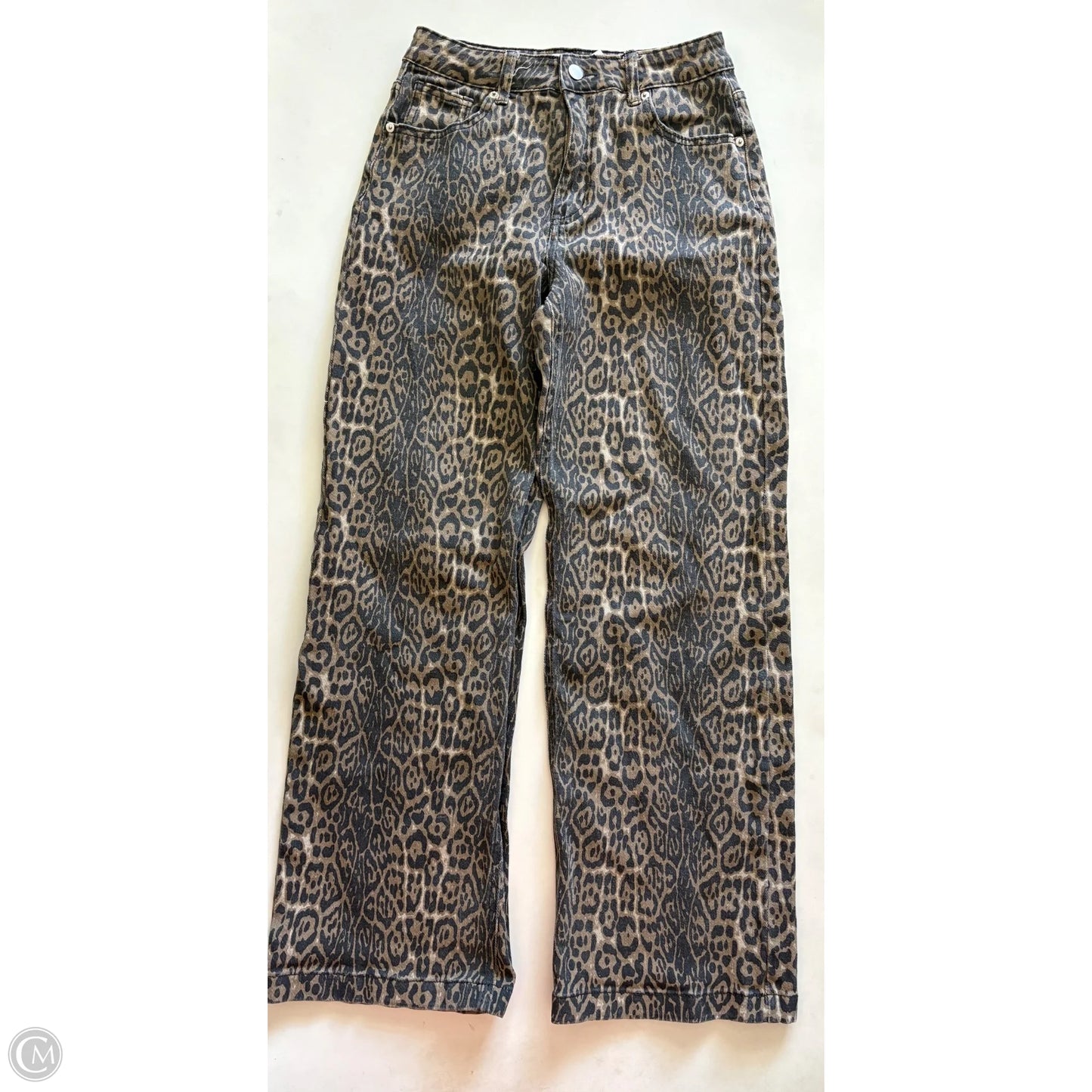 Jeans Wide Leg By Cmc In Animal Print, Size: 6