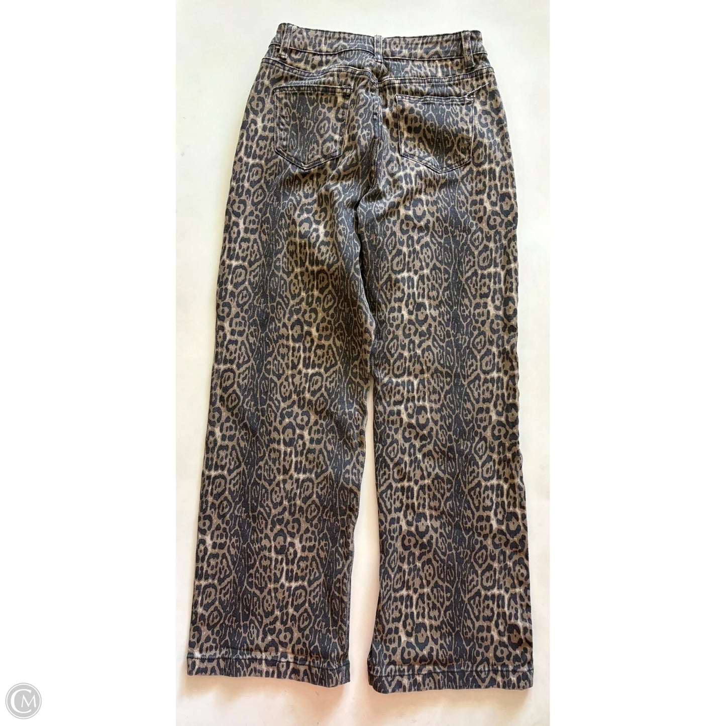 Jeans Wide Leg By Cmc In Animal Print, Size: 6
