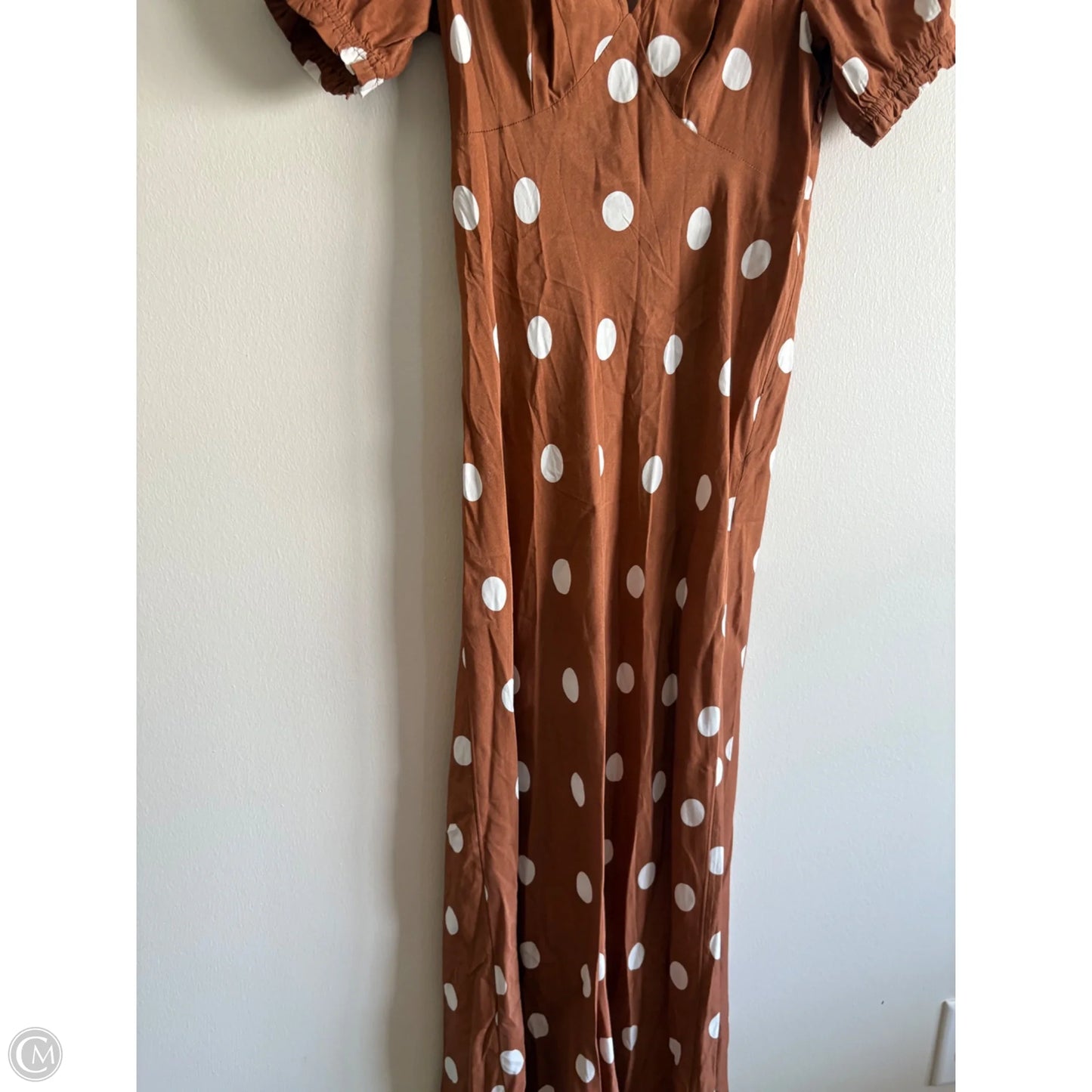 Dress Casual Maxi By A New Day In Polkadot Pattern, Size: Xs
