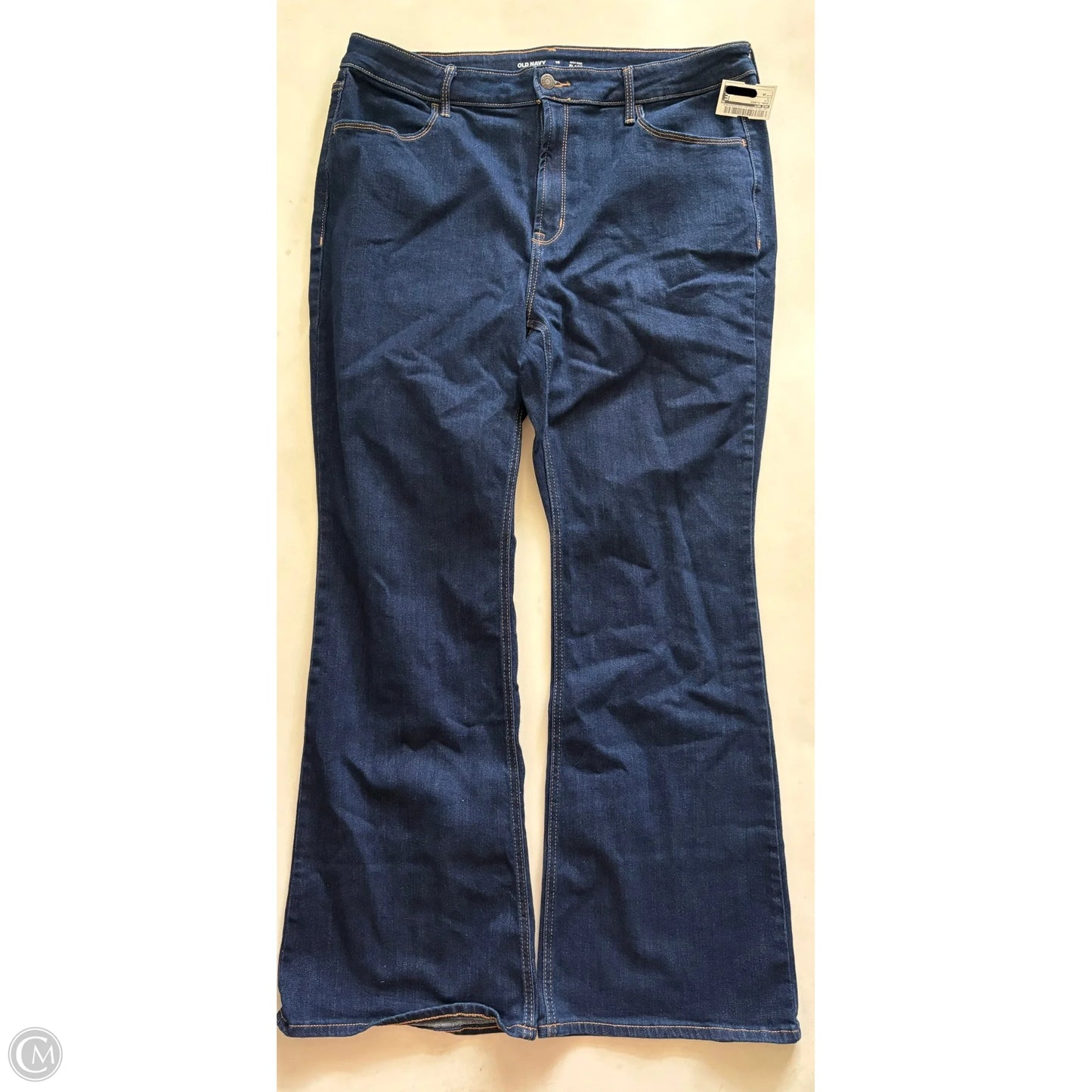 Jeans Flared By Old Navy In Blue, Size: 16