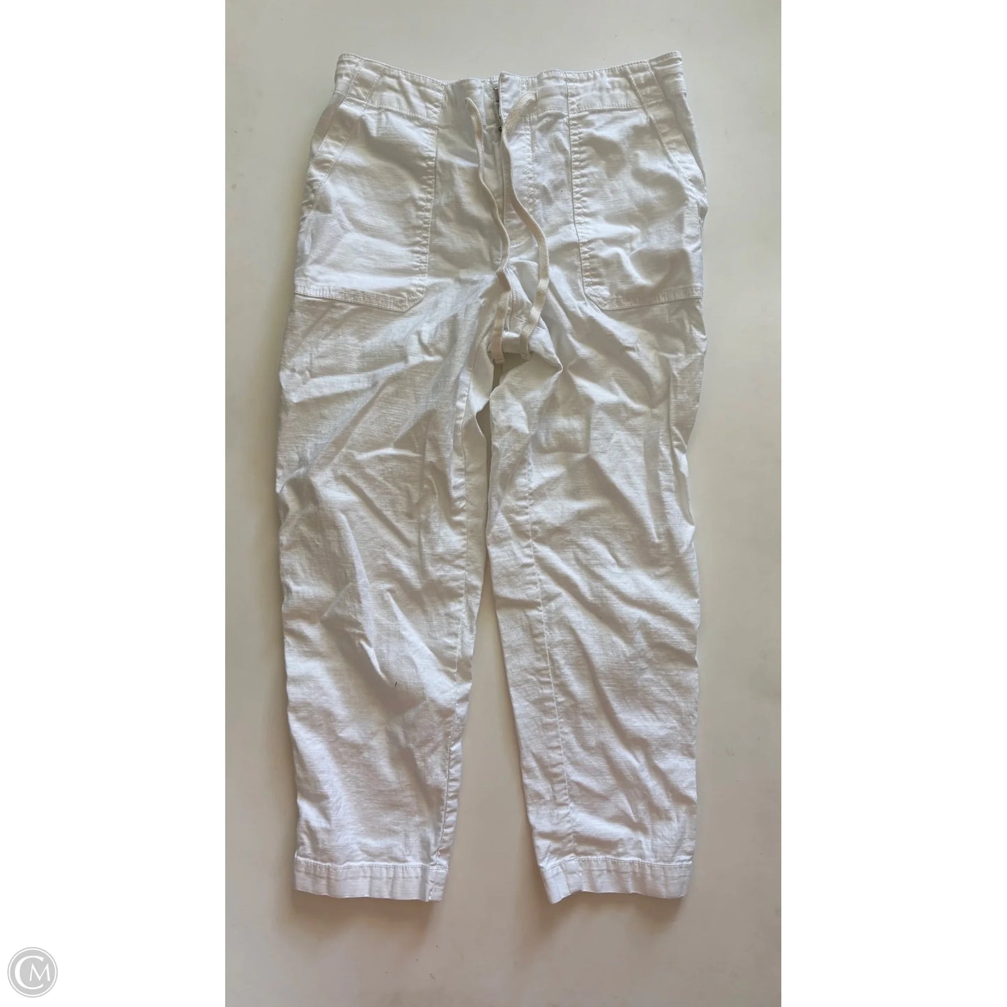Pants Linen By Loft In White, Size: 6