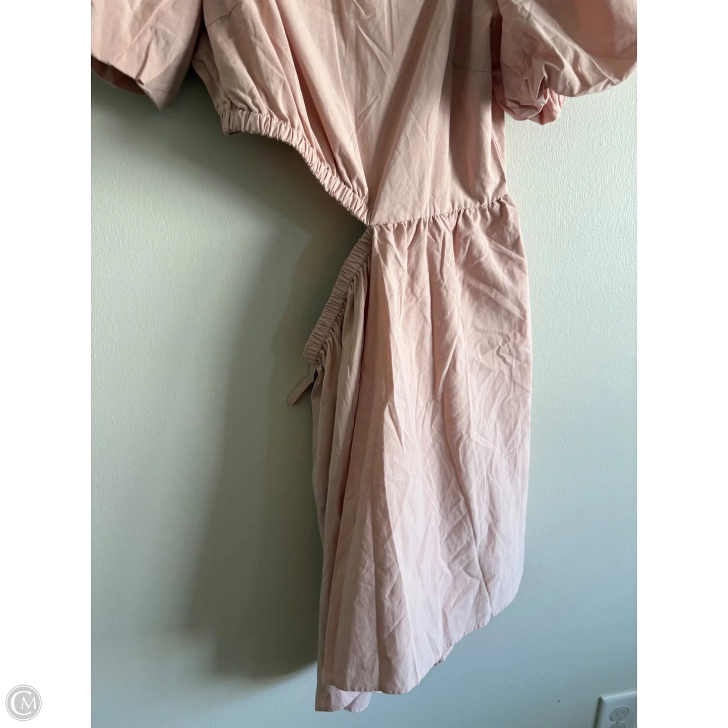 Dress Casual Midi By Kirundo In Peach, Size: L